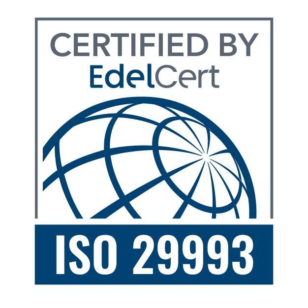Certification ISO 29993